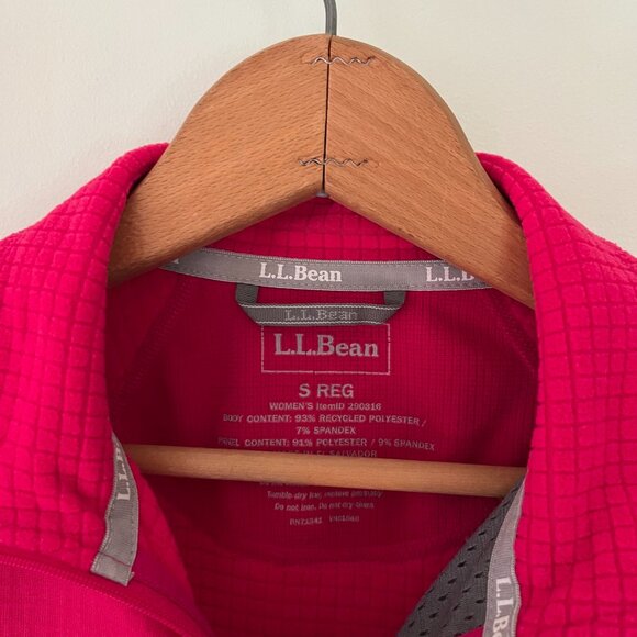 L.L.Bean Polartec Quarter Zip Fleece - Picture 3 of 5